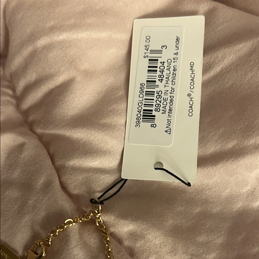 NWT Coach Colorful Letter Charm Necklace - Picture 4 of 4